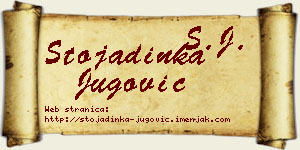 Stojadinka Jugović vizit kartica